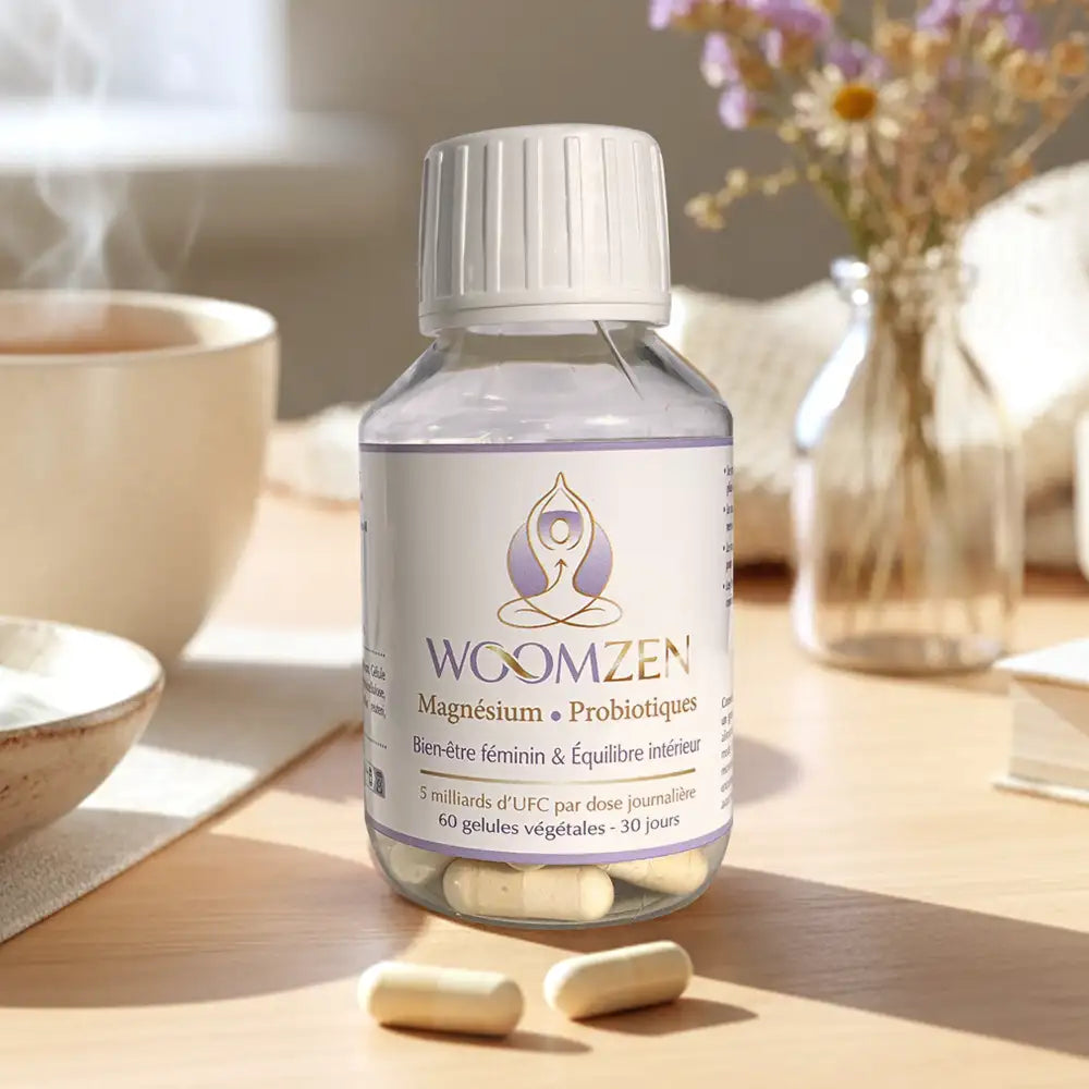 WOOMZEN - Magnésium Bisglycinate + Probiotiques